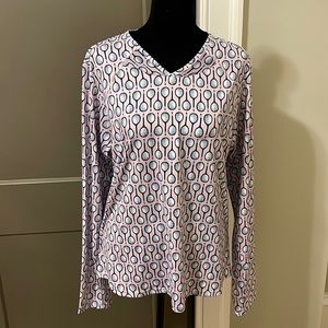 NWT SanSoleil Sunglow Tennis V Neck - XL